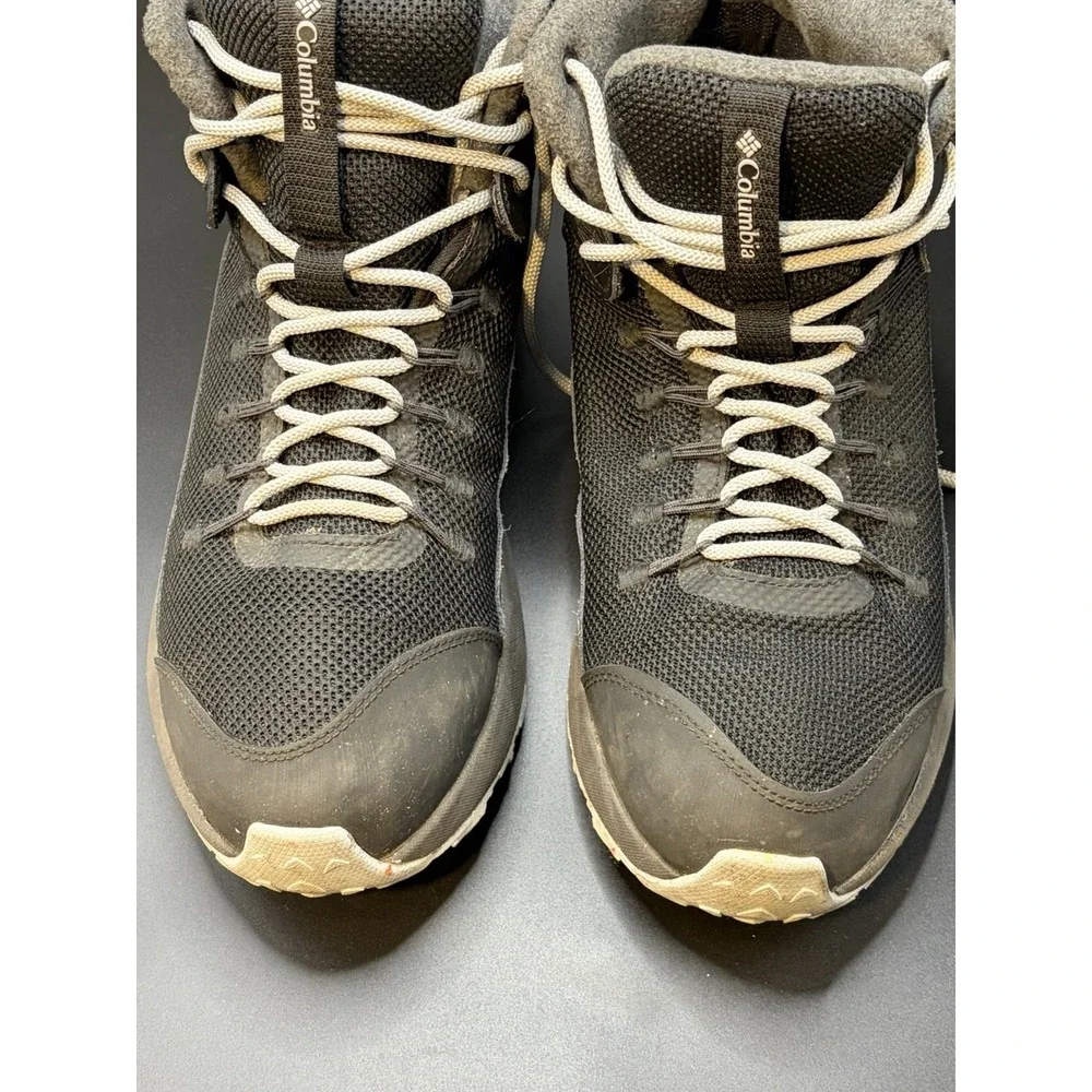 COLUMBIA Men's Gray TRAILSTORM MID Waterproof Hiking Boots 11.5/BM8089–010